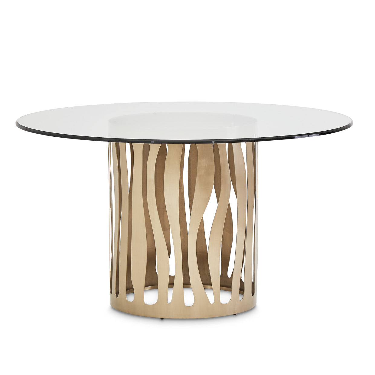 La Rachelle Round Dining Table - Chardonnay
