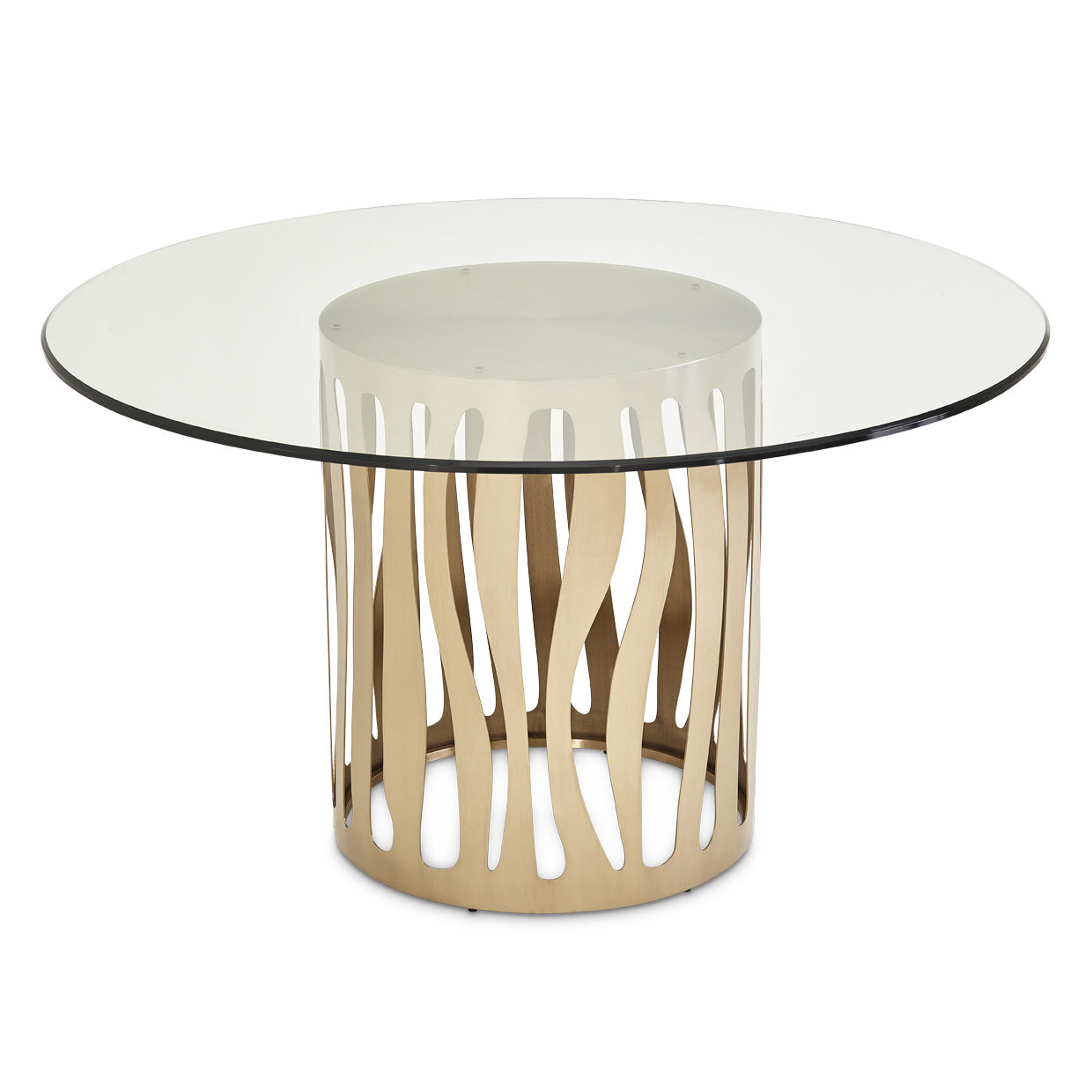 La Rachelle Round Dining Table - Chardonnay