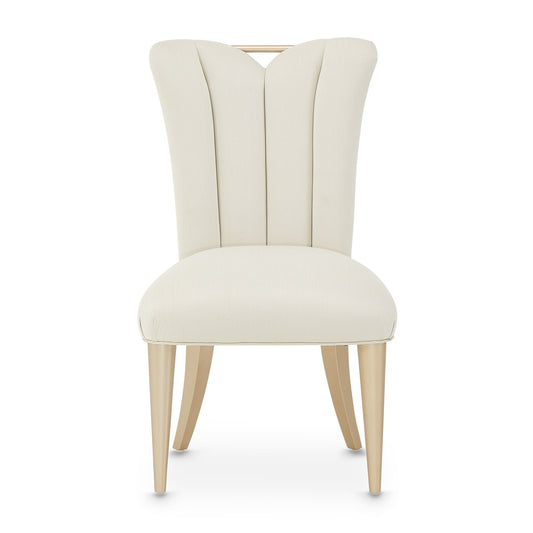La Rachelle Dining Side Chair - Icicle/Champagne