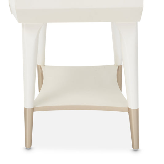 La Rachelle 1-Drawer Nightstand - Champagne