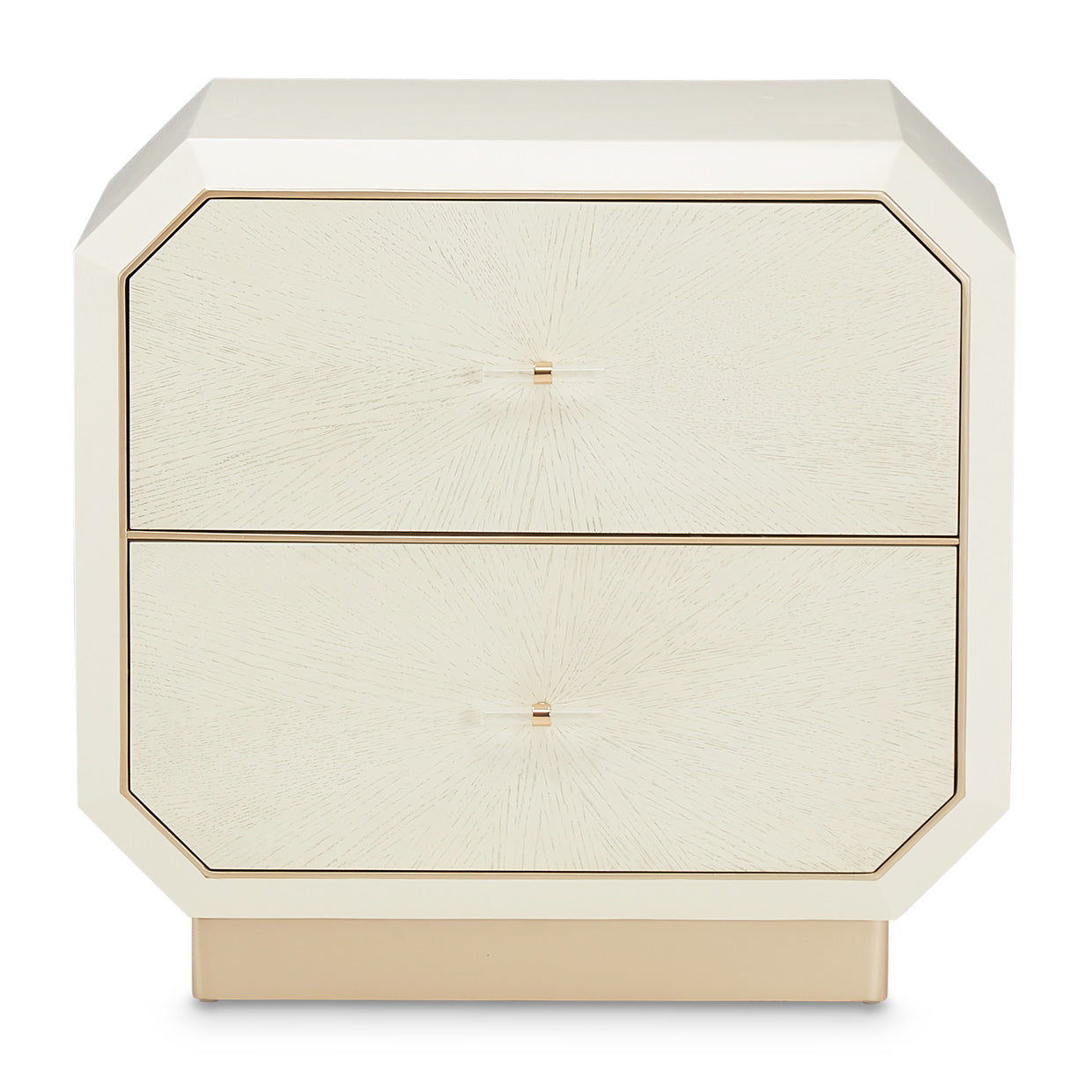 La Rachelle 2-Drawer Nightstand - Champagne