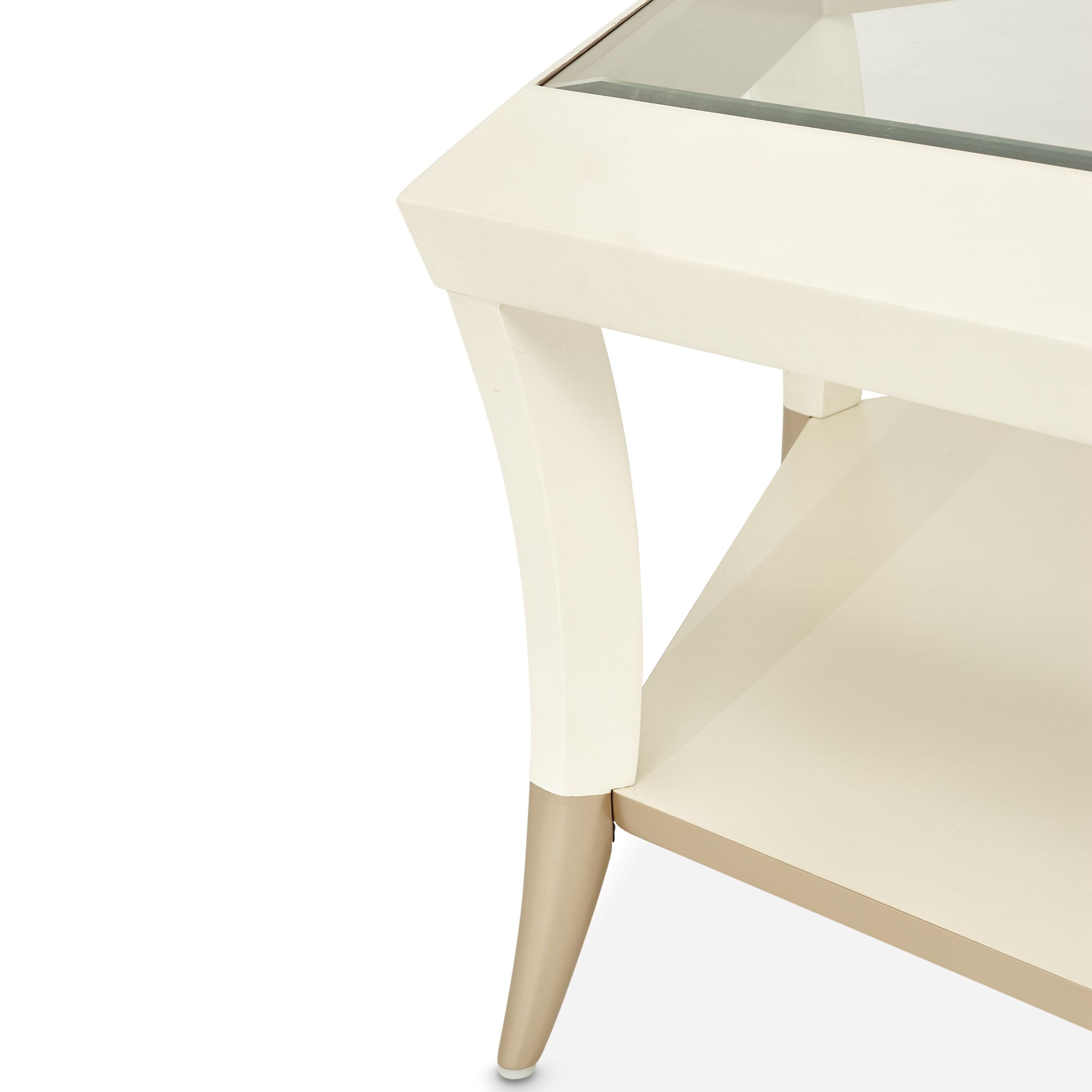 La Rachelle Hexagon Cocktail Table - Champagne
