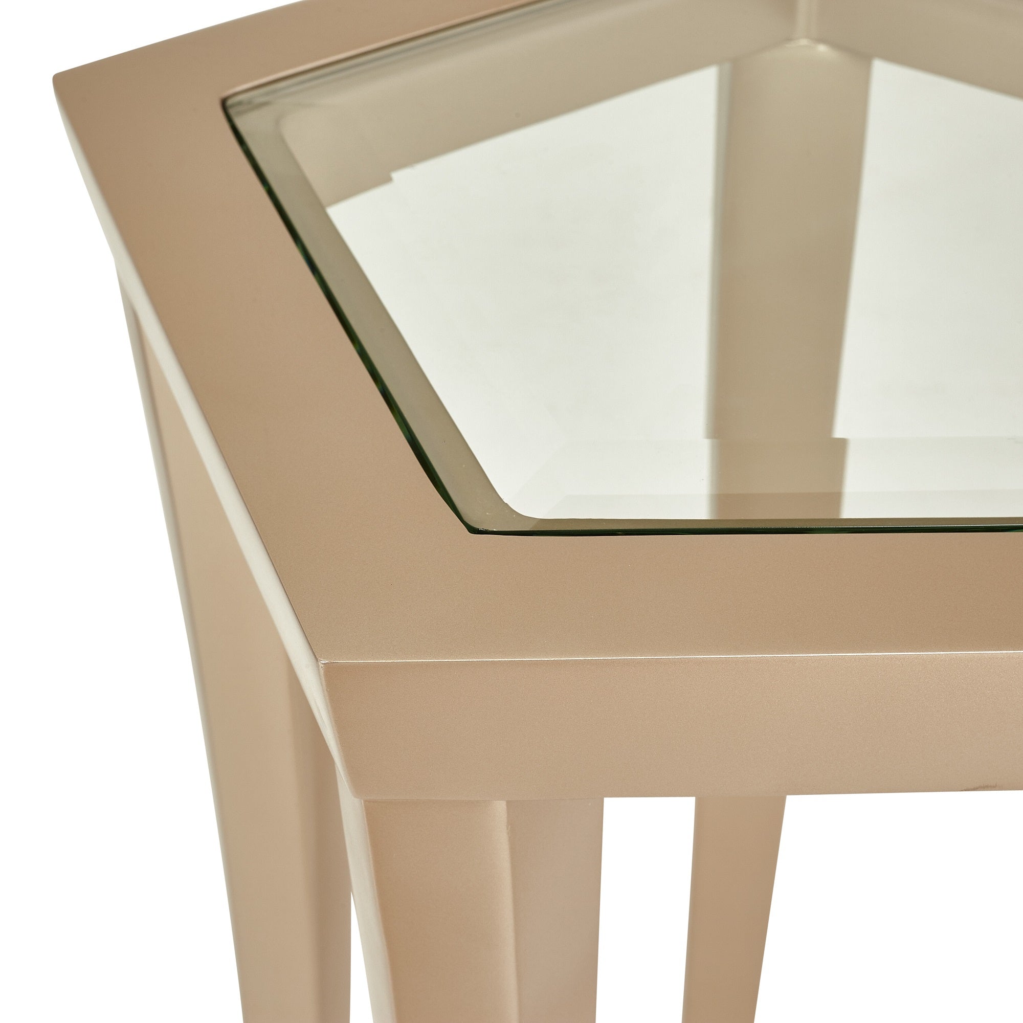 La Rachelle Chairside Table - Chardonnay