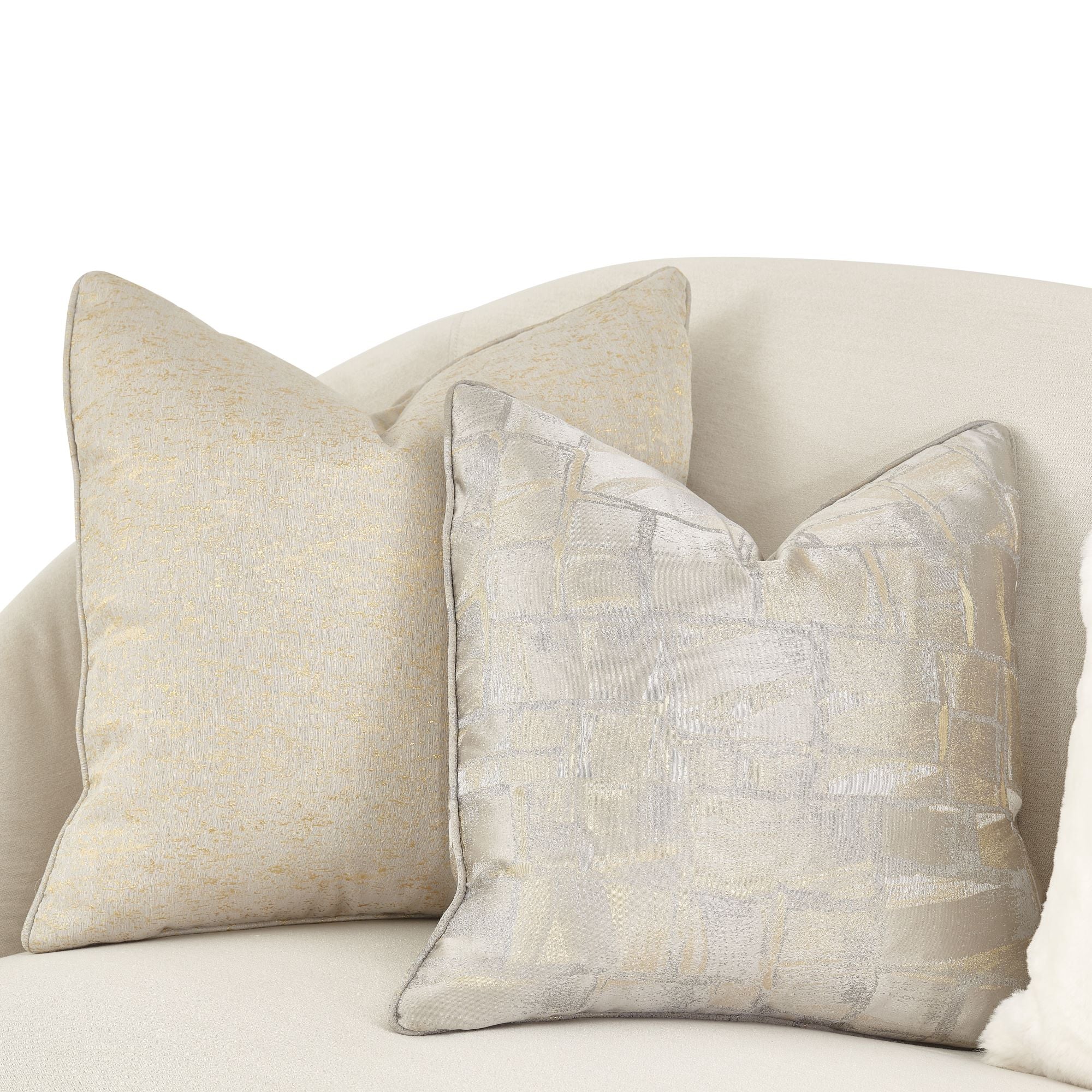 La Rachelle Sofa - Icicle/Champagne