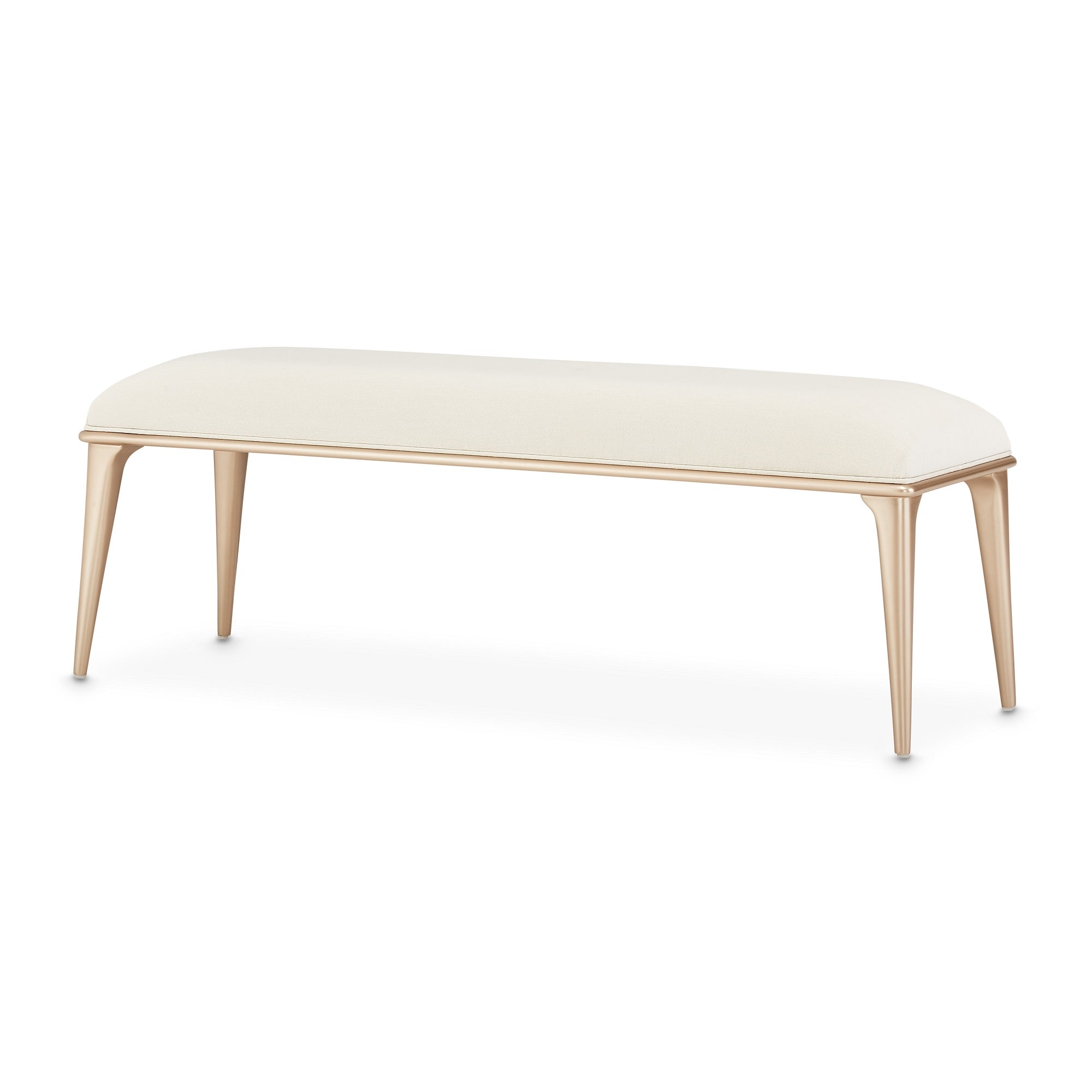 La Rachelle Bed Bench - Icicle/Champagne