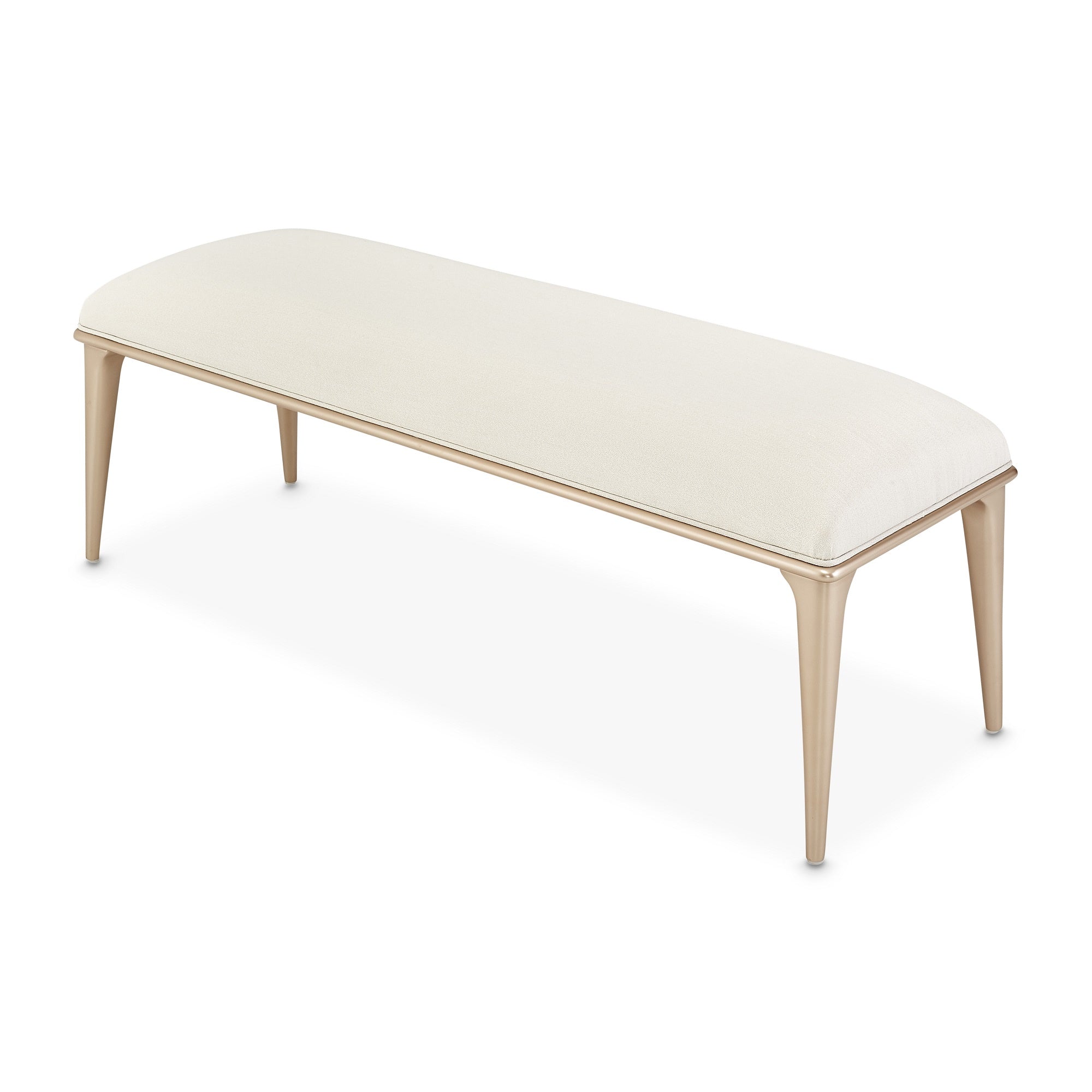 La Rachelle Bed Bench - Icicle/Champagne