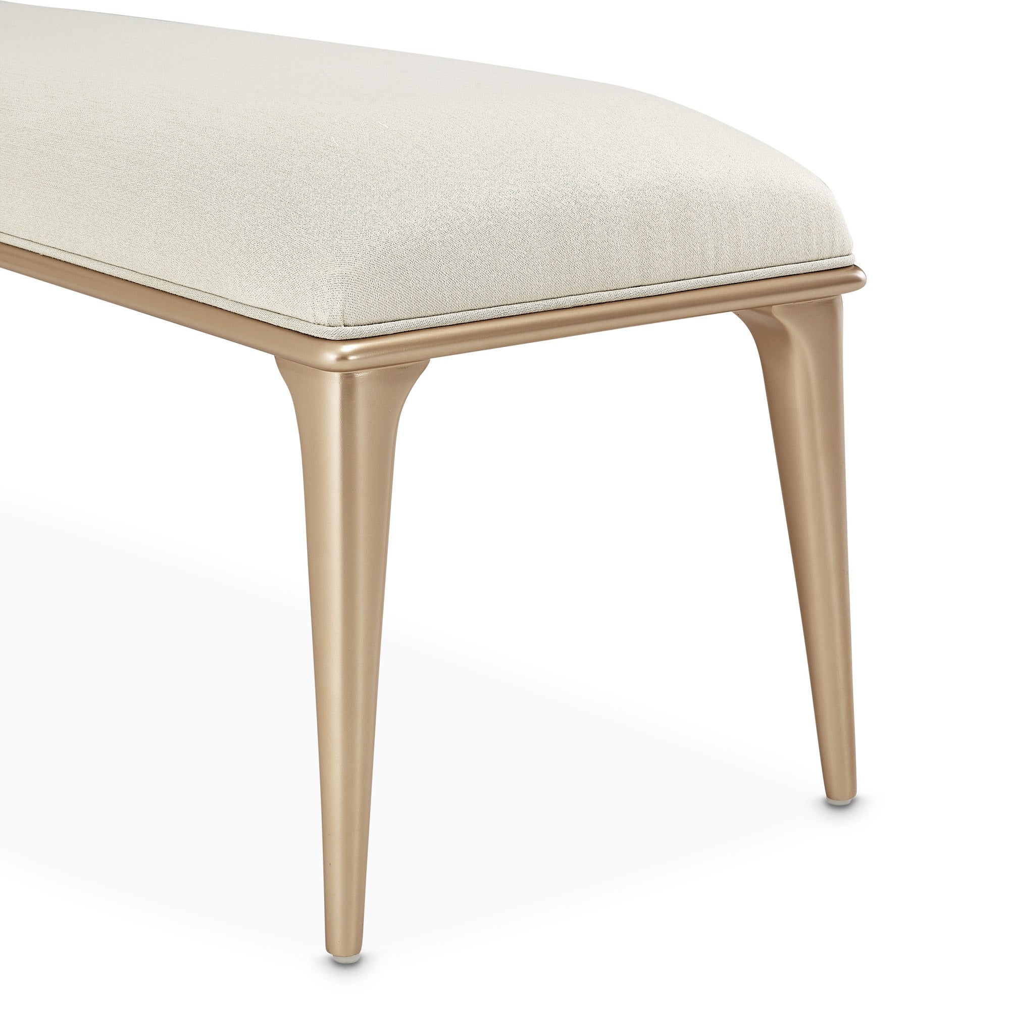 La Rachelle Bed Bench - Icicle/Champagne