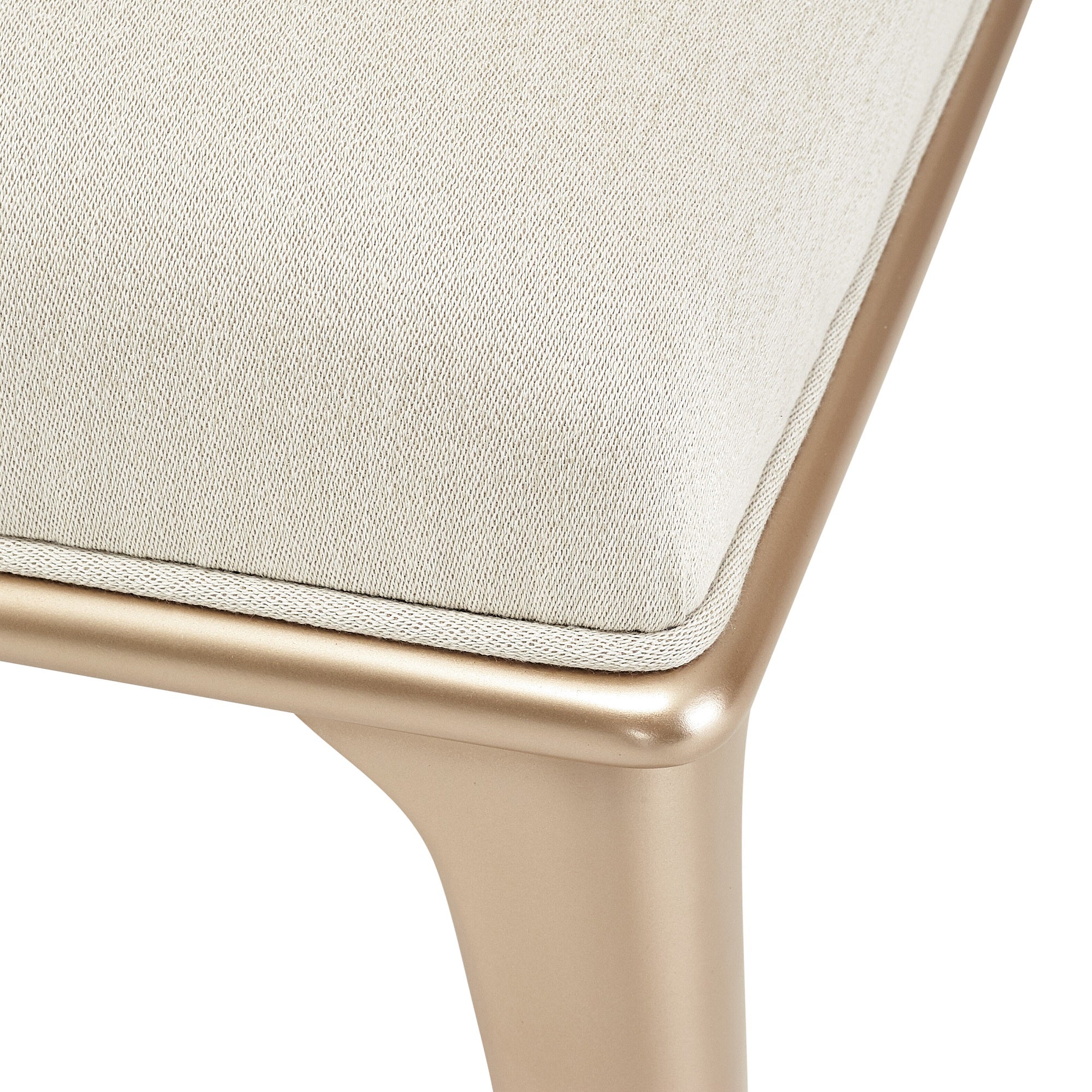La Rachelle Bed Bench - Icicle/Champagne