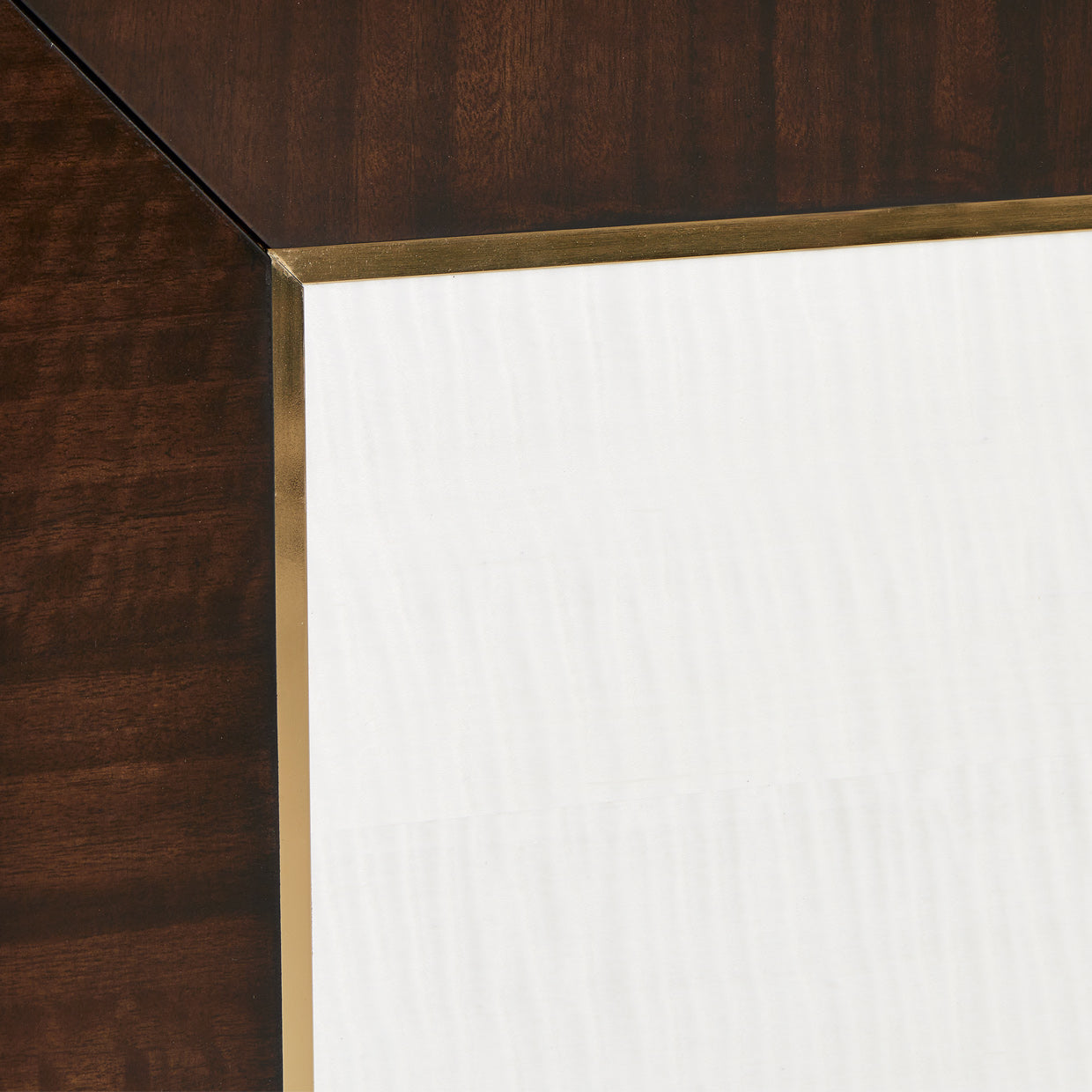 Belmont Place Cal. King Upholstered Bed - Cream/Espresso