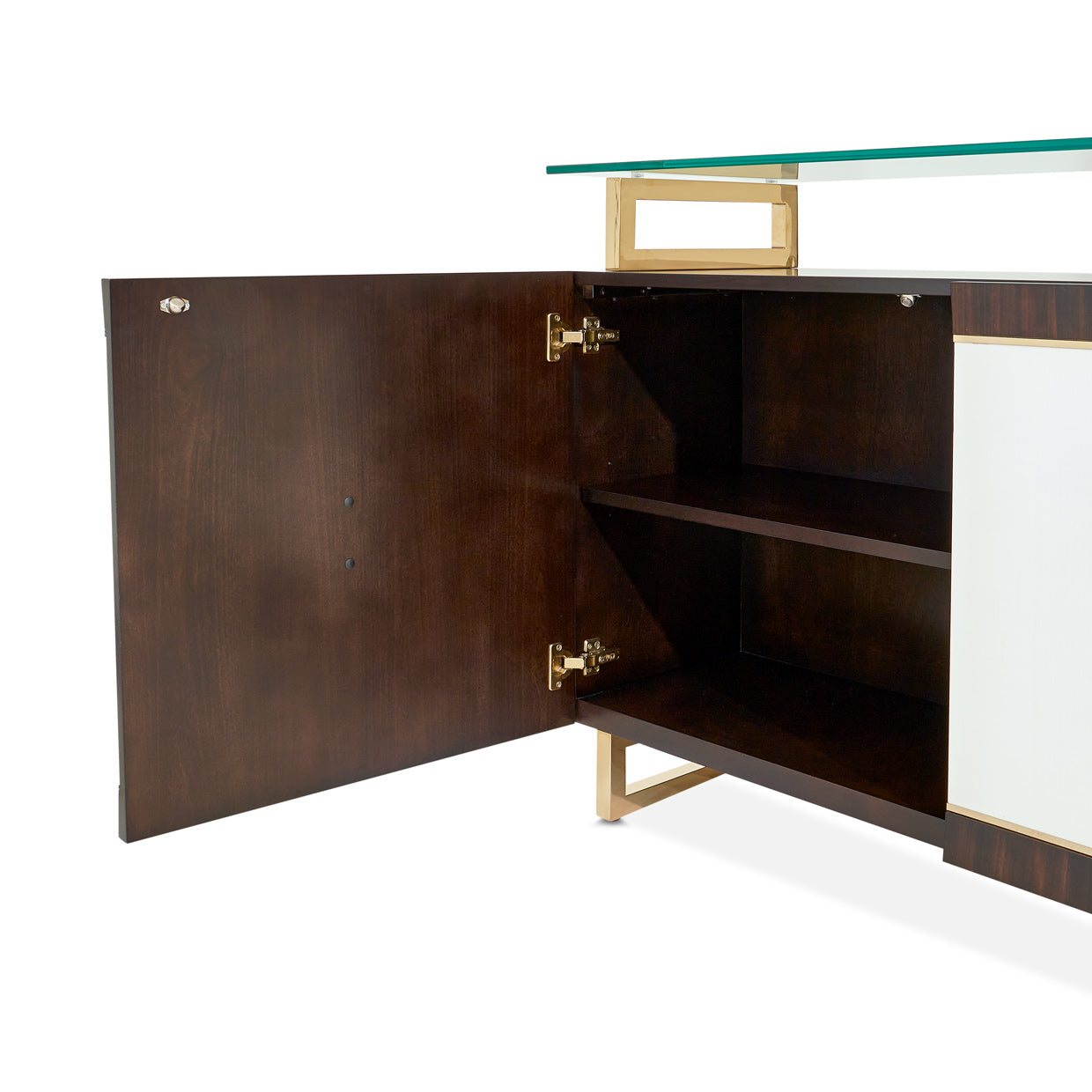 Belmont Place Sideboard & Mirror - Espresso