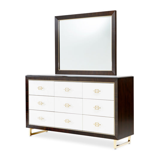 Belmont Place Dresser & Mirror - Espresso