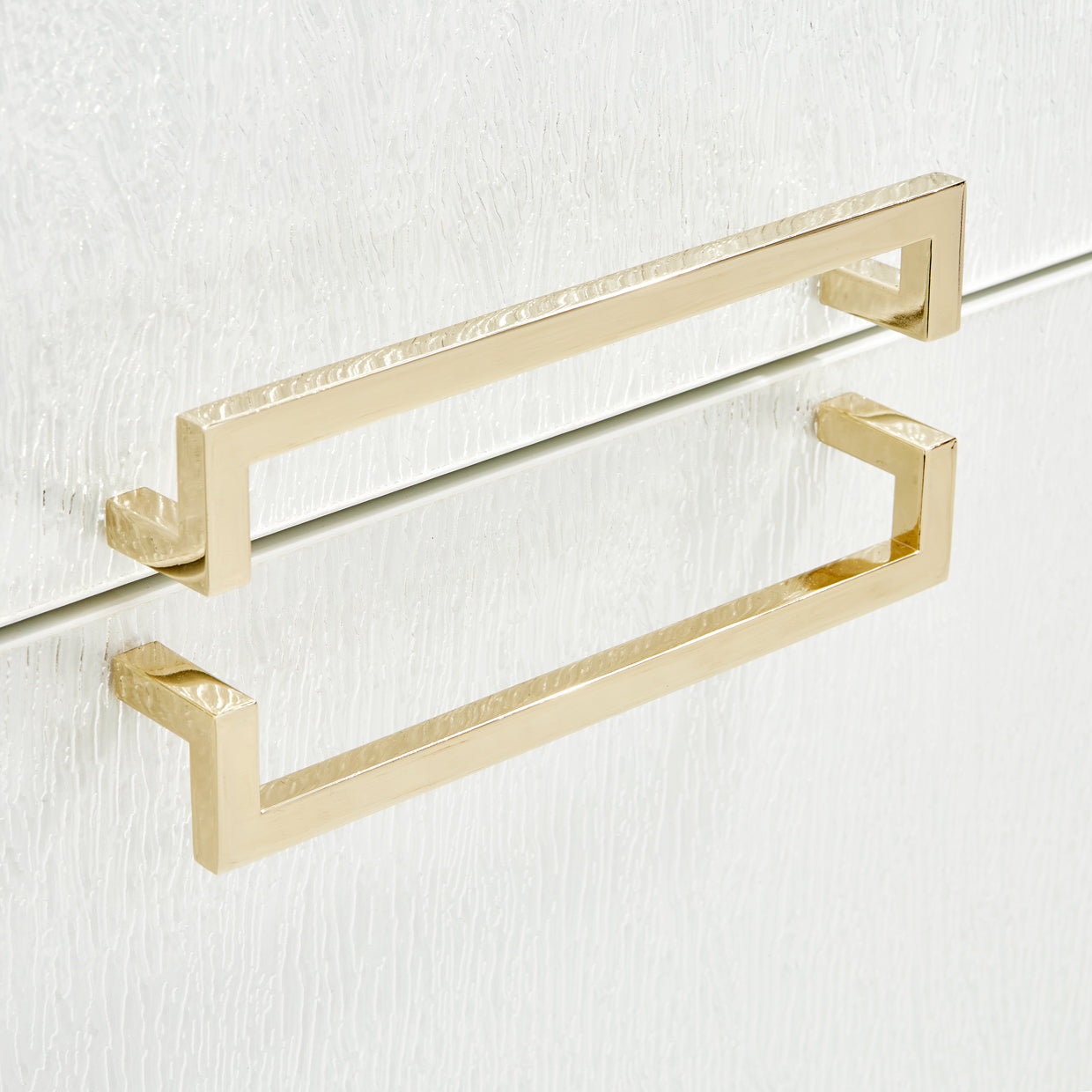 Palm Gate Nightstand - Cloud White