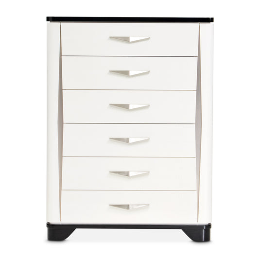 Tuxedo 6-Drawer Chest - Piano Keyboard