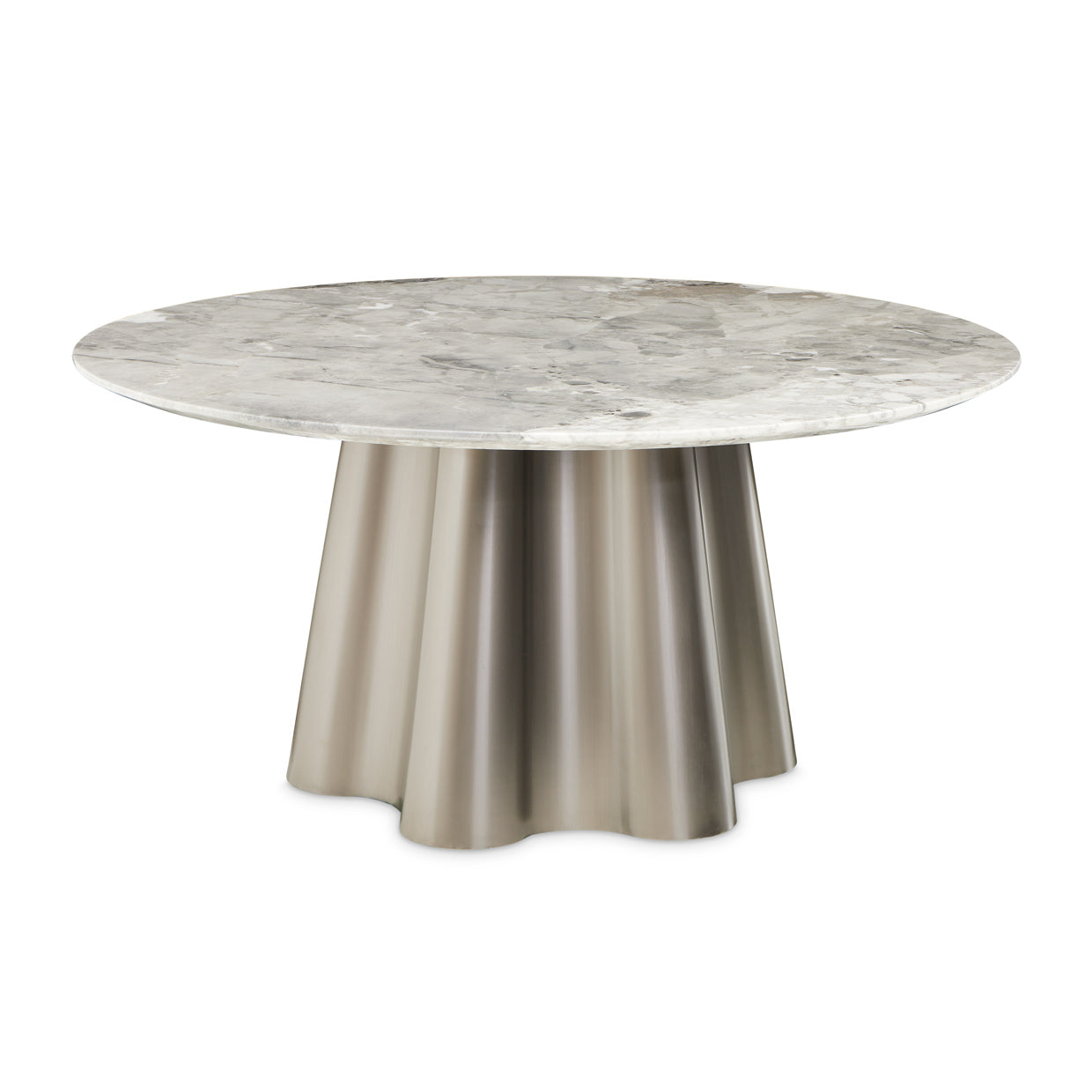 St. Charles Round Dining Table - Dove Gray