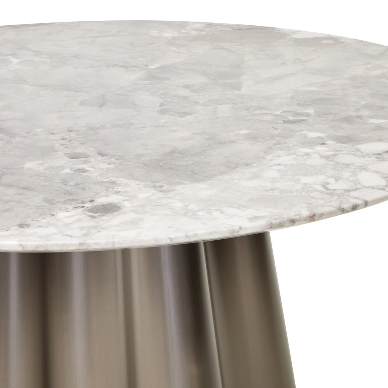 St. Charles Round Dining Table - Dove Gray