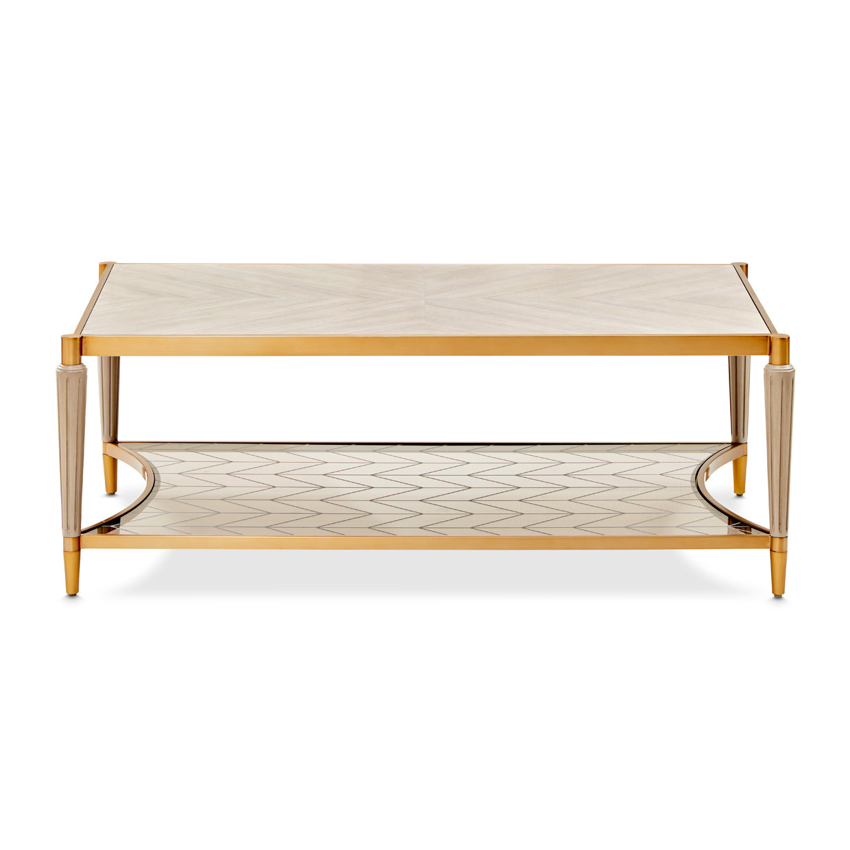 St. Charles Rectangular Cocktail Table - Dove Gray