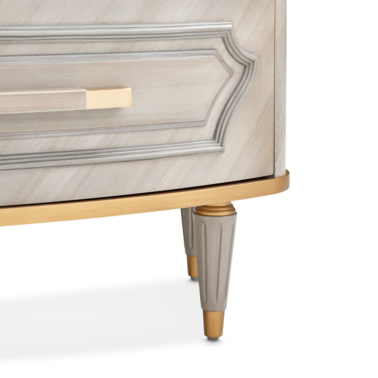 St. Charles Display Cabinet - Dove Gray