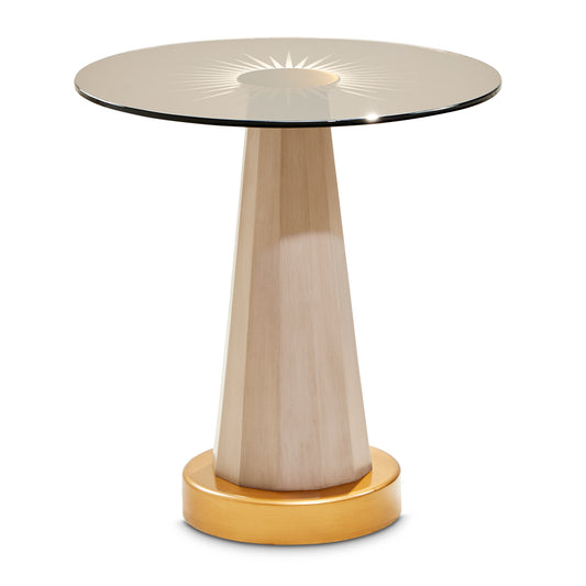 St. Charles Chairside Table - Dove Gray
