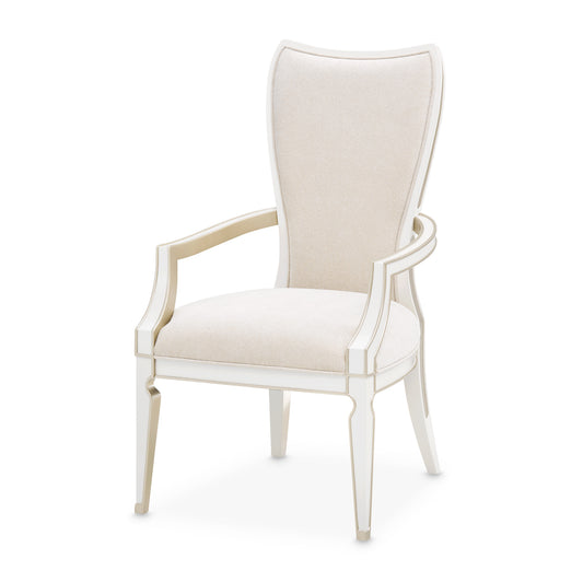 La Marisia Dining Arm Chair - Creamy Pearl
