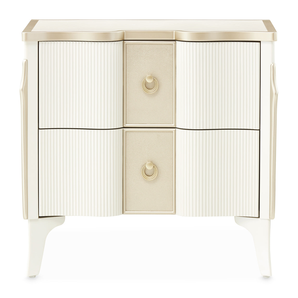 La Marisia Nightstand - Creamy Pearl