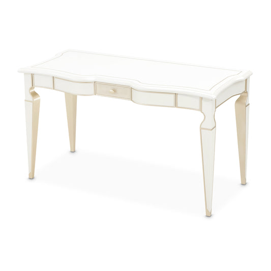 La Marisia Vanity with Mirror Set - Creamy Pearl