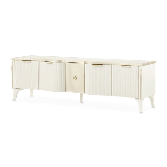 La Marisia Media Cabinet - Creamy Pearl