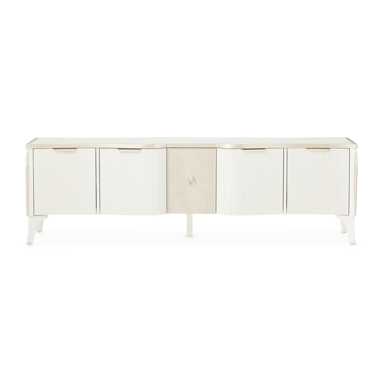 La Marisia Media Cabinet - Creamy Pearl