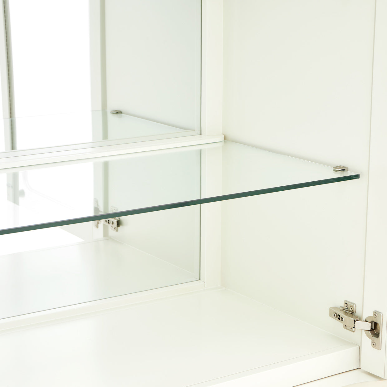 La Marisia Display Cabinet - Creamy Pearl