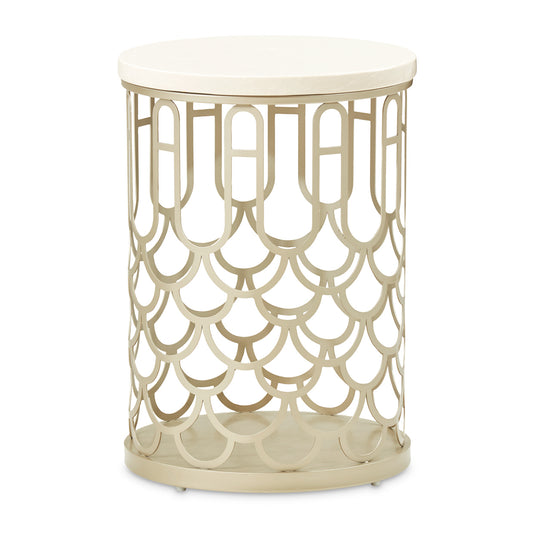 La Marisia Accent Table - Creamy Pearl