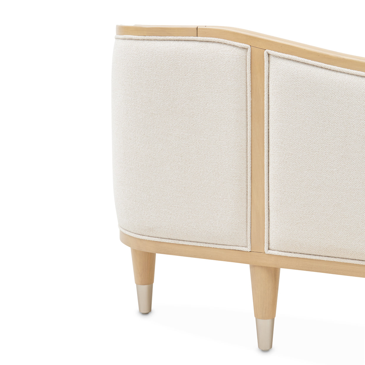 Camellia Field King Upholstered Bed - Cornsilk/Caramel