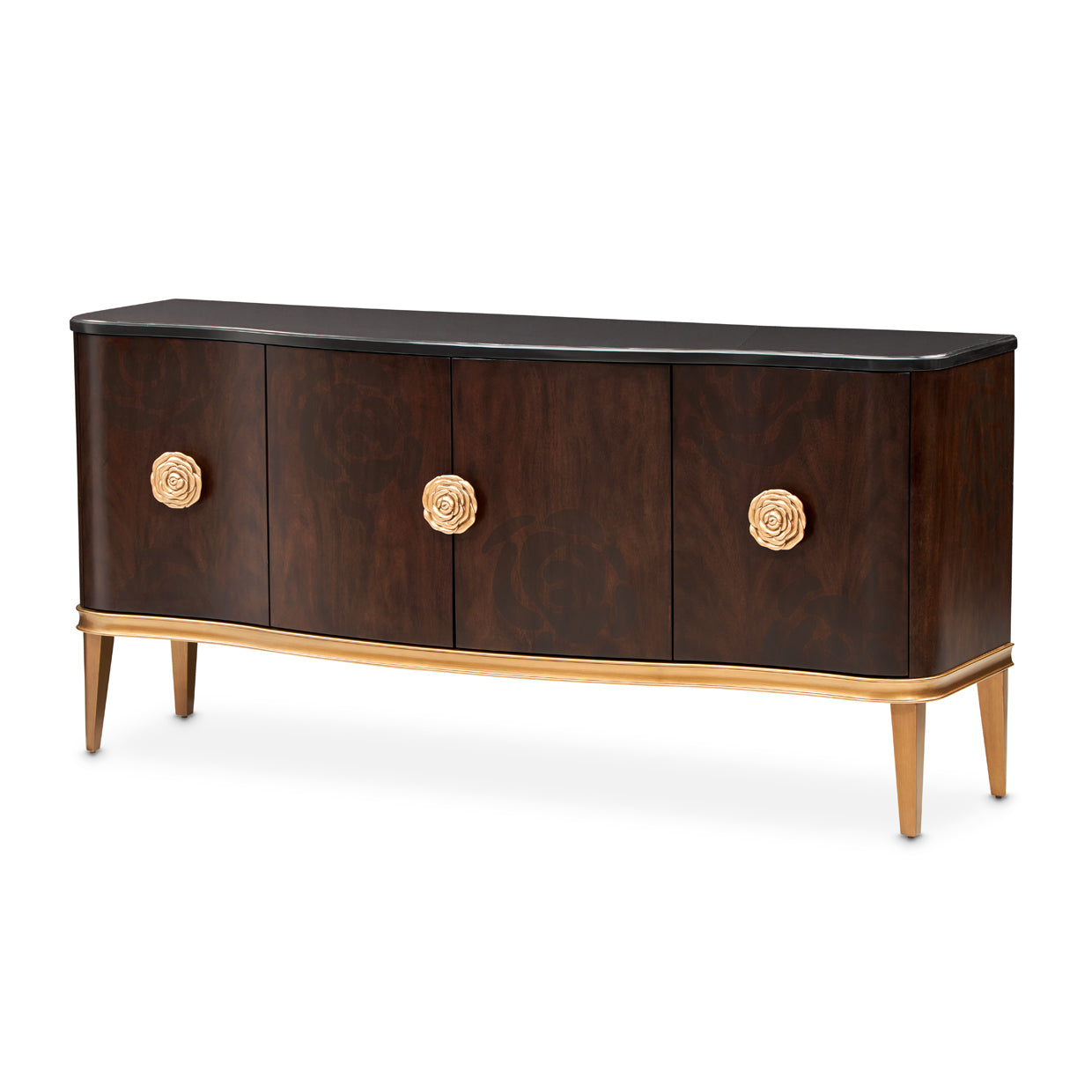 Camellia Field Sideboard - Warm Pecan