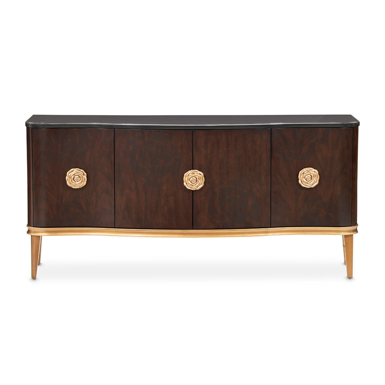 Camellia Field Sideboard - Warm Pecan
