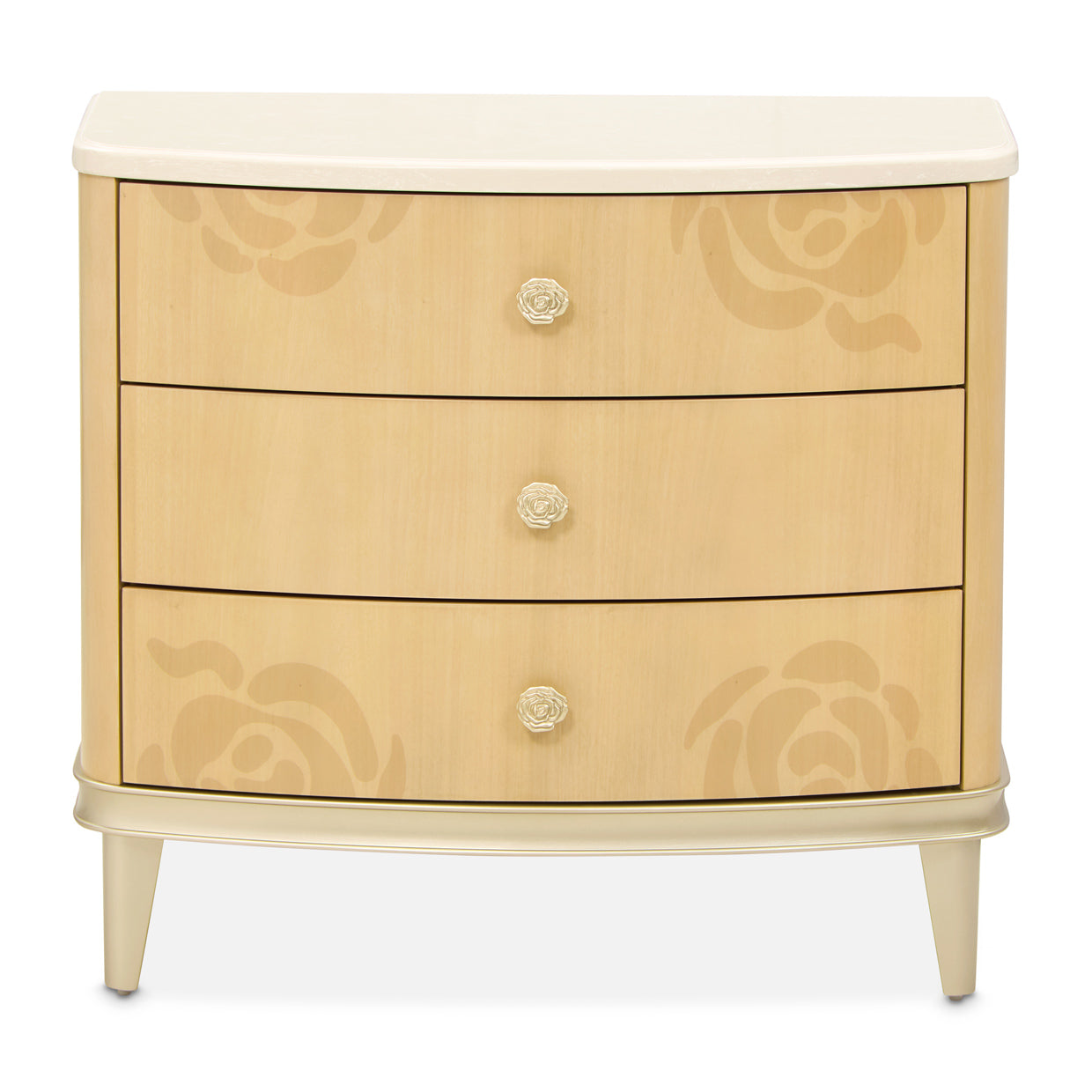 Camellia Field Nightstand - Caramel