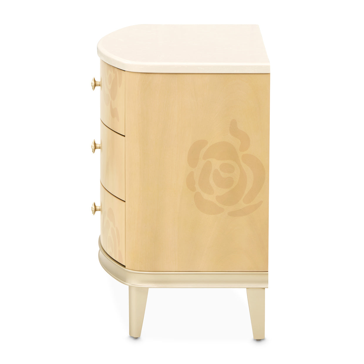 Camellia Field Nightstand - Caramel