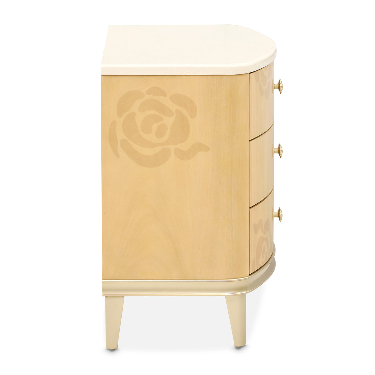 Camellia Field Nightstand - Caramel