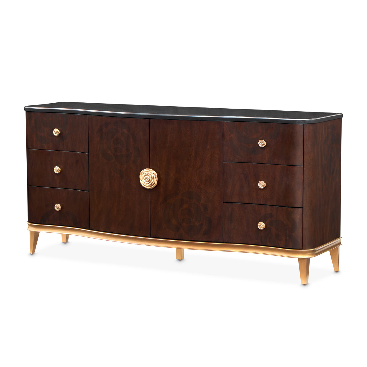 Camellia Field Dresser - Warm Pecan