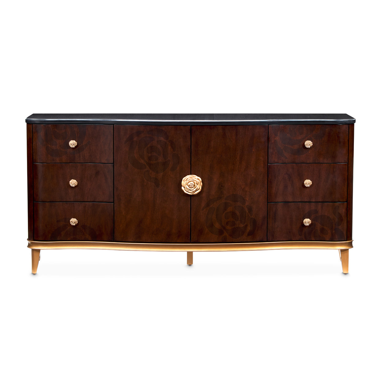 Camellia Field Dresser - Warm Pecan