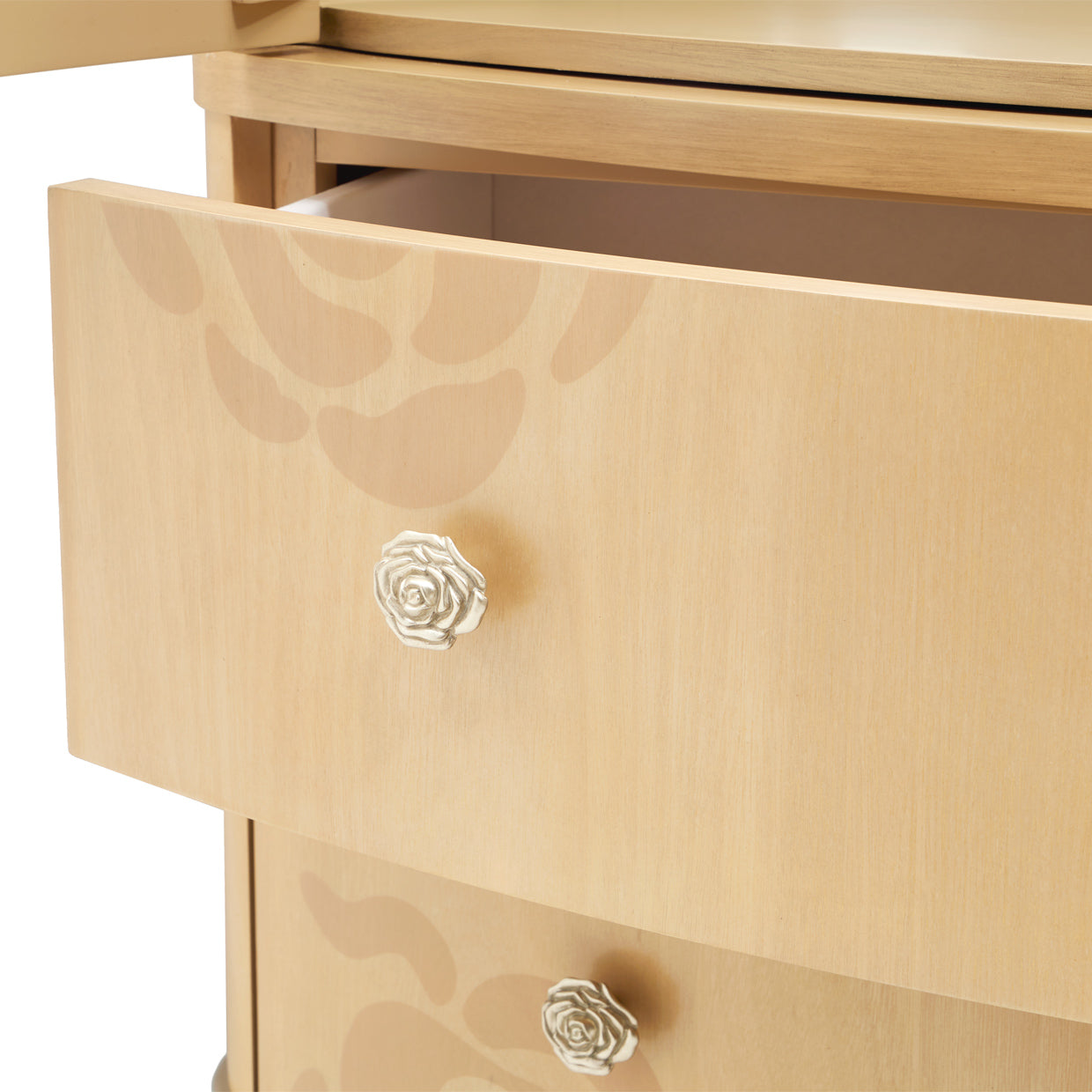 Camellia Field Display Cabinet - Caramel