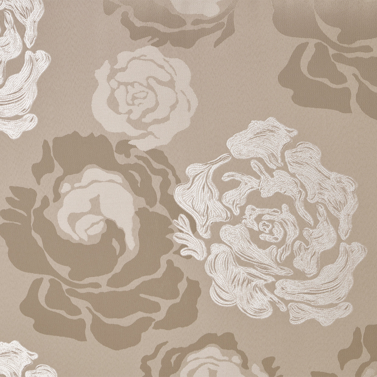 Camellia Field Velvet Asymmetrical Sofa - Cornsilk/Champagne Gold