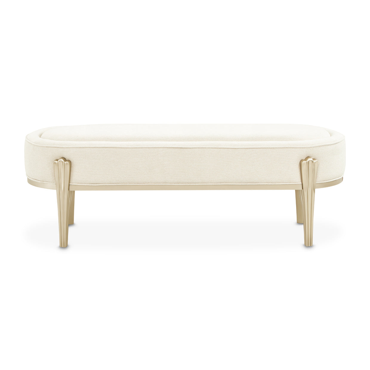 Camellia Field Bench - Cornsilk/Caramel