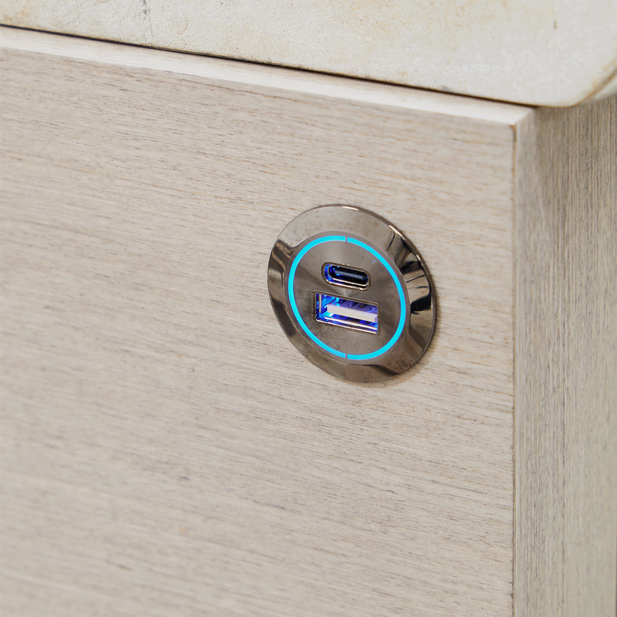 Fantosini King Fan Bed - Silver Leaf