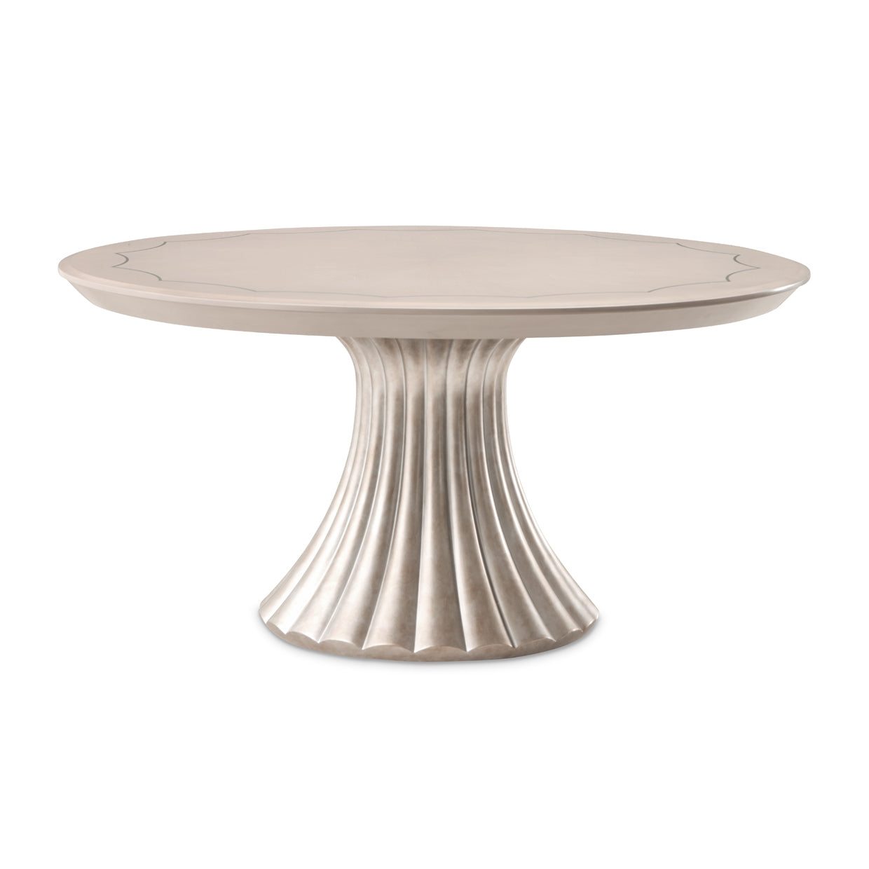 Fantosini Round Dining Table - Silver