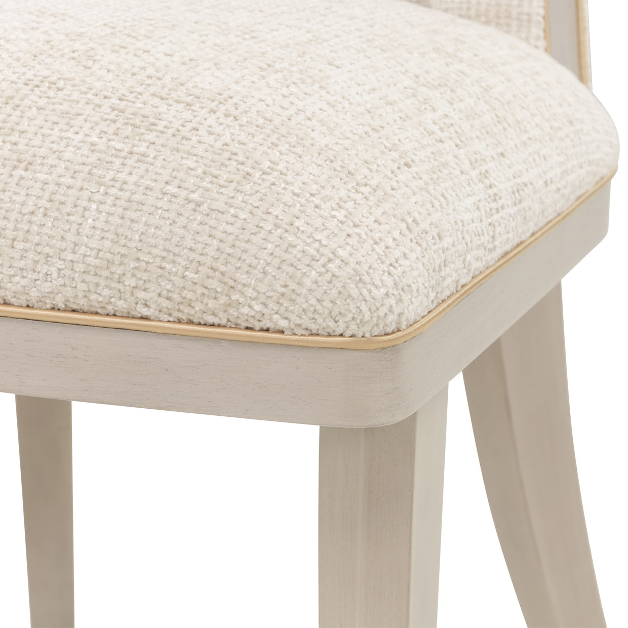 Fantosini Dining Side Chair - Cappuccino/Silver Mist