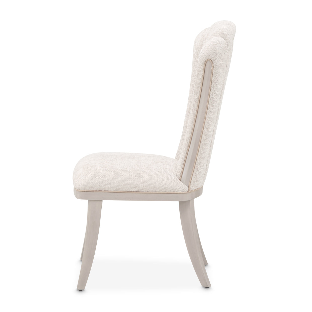 Fantosini Dining Side Chair - Cappuccino/Silver Mist