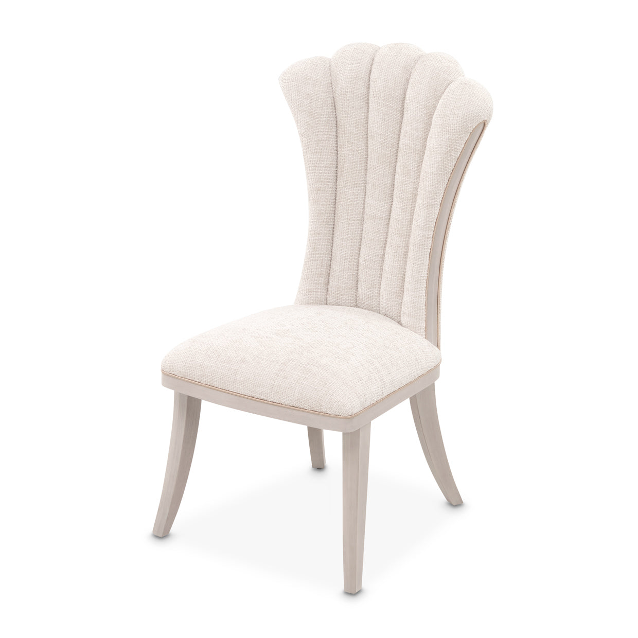 Fantosini Dining Side Chair - Cappuccino/Silver Mist