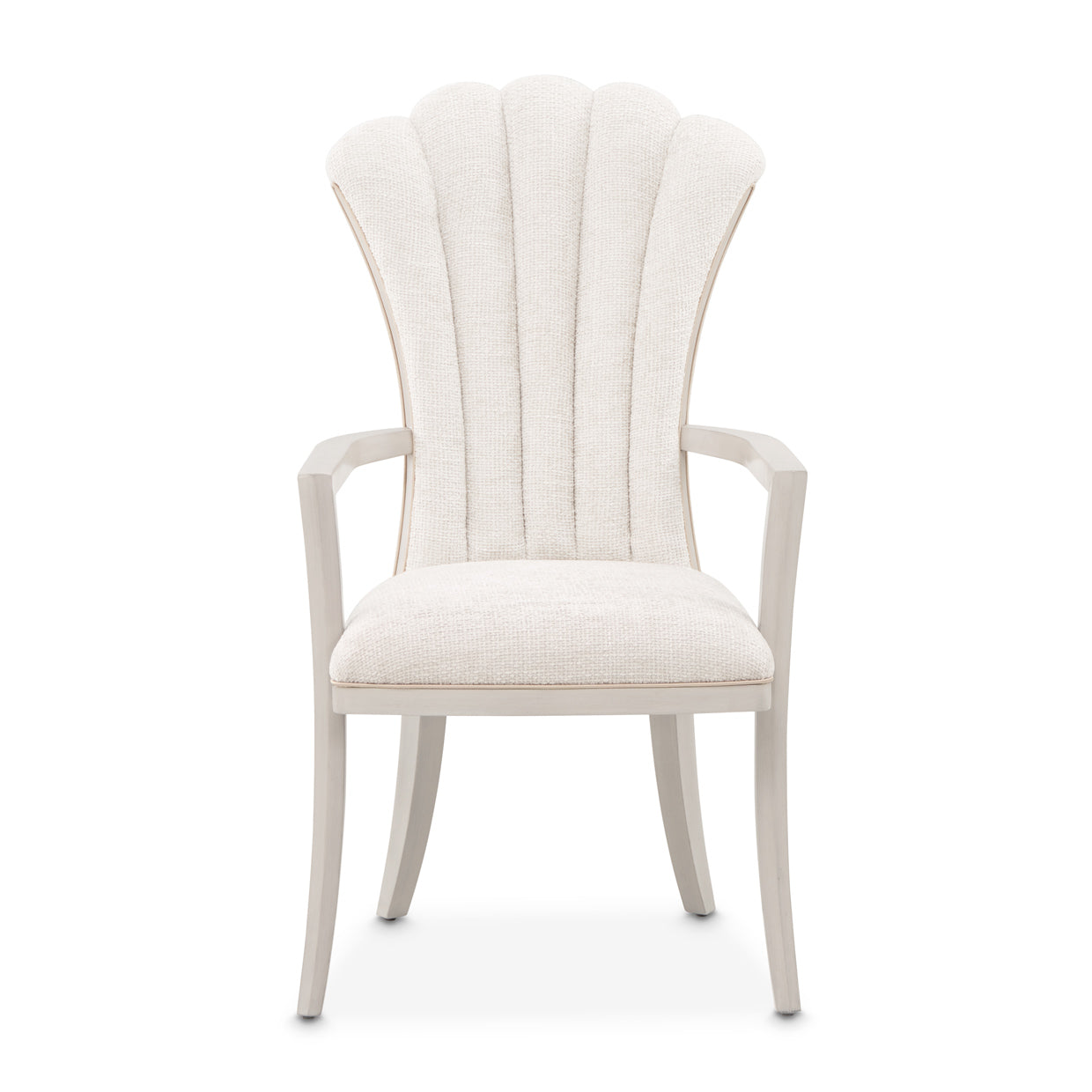 Fantosini Dining Arm Chair - Cappuccino/Silver Mist