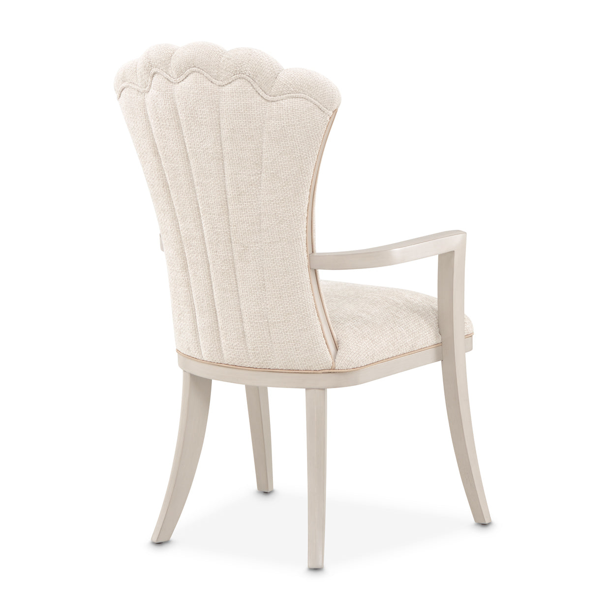 Fantosini Dining Arm Chair - Cappuccino/Silver Mist