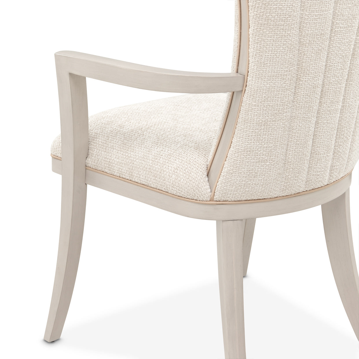 Fantosini Dining Arm Chair - Cappuccino/Silver Mist