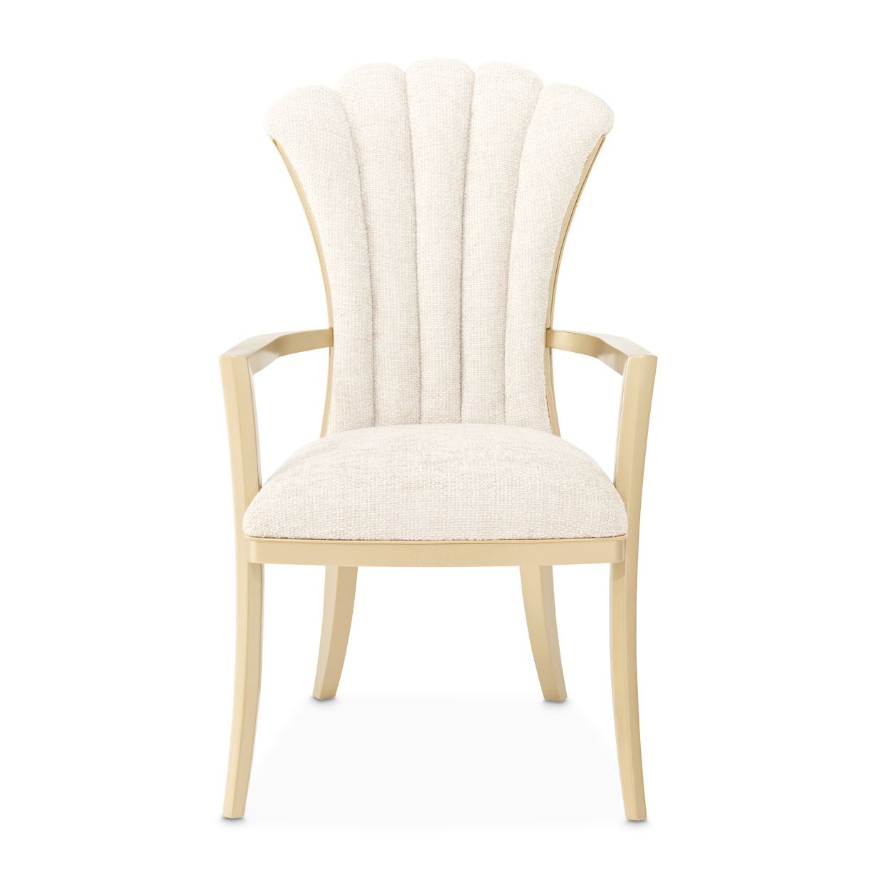 Fantosini Dining Arm Chair - Natural/Gold