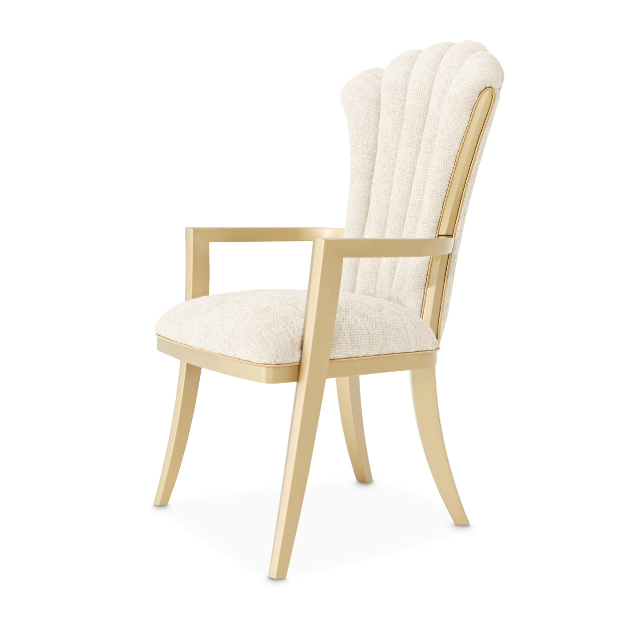 Fantosini Dining Arm Chair - Natural/Gold
